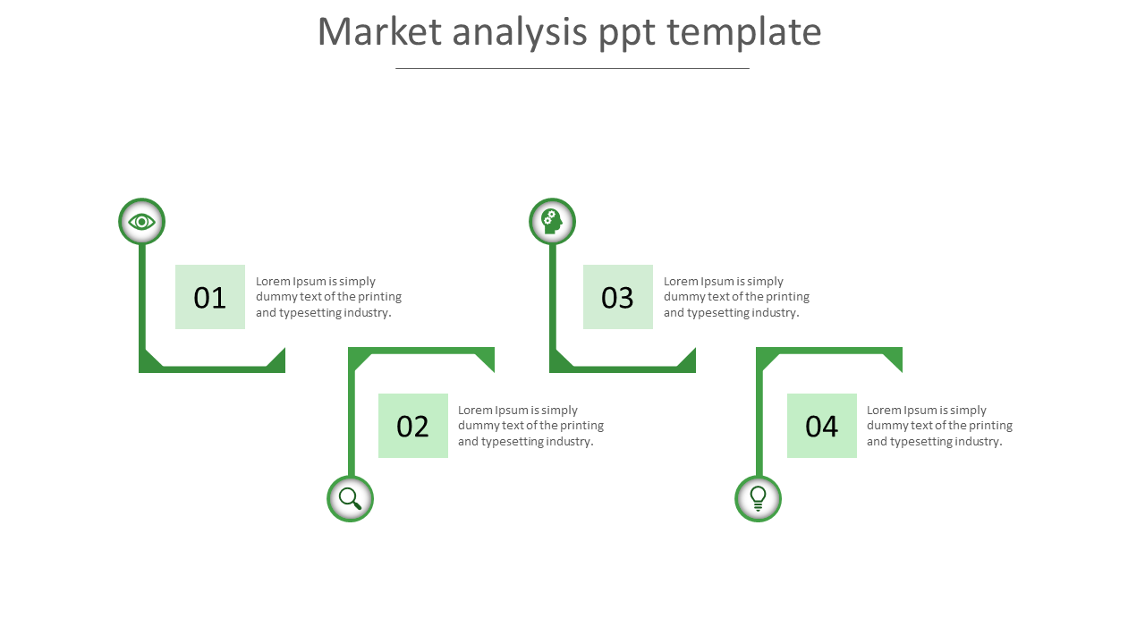 market analysis ppt template-4-green